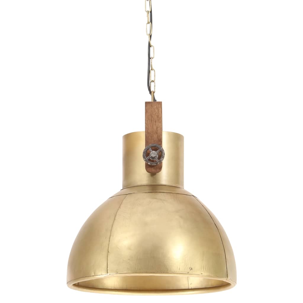 Hanglamp industrieel rond 25 W E27 40 cm wit