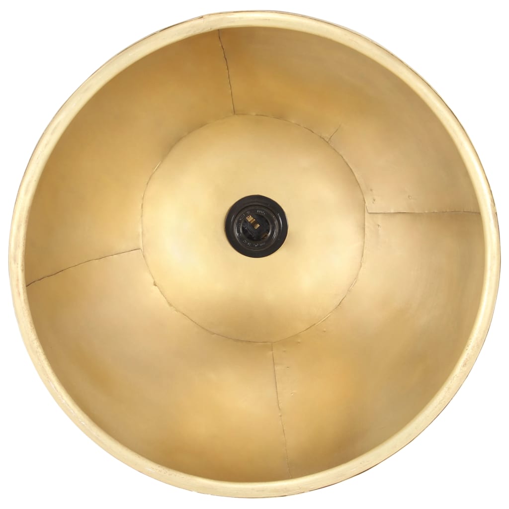 Hanglamp industrieel rond 25 W E27 40 cm wit