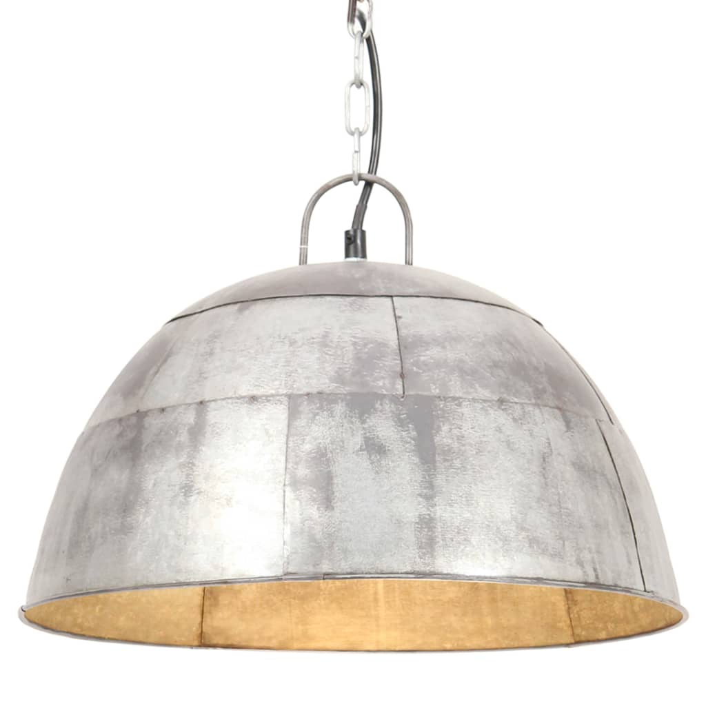 Hanglamp industrieel vintage rond 25 W E27 41 cm wit