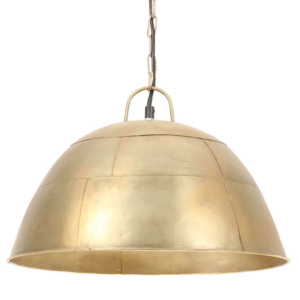 Hanglamp industrieel vintage rond 25 W E27 41 cm wit