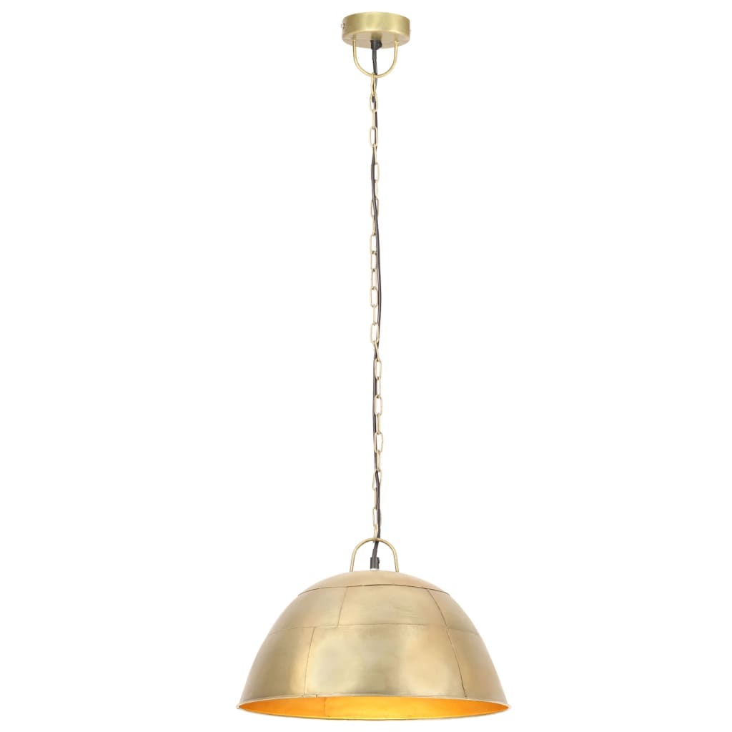 Hanglamp industrieel vintage rond 25 W E27 41 cm wit