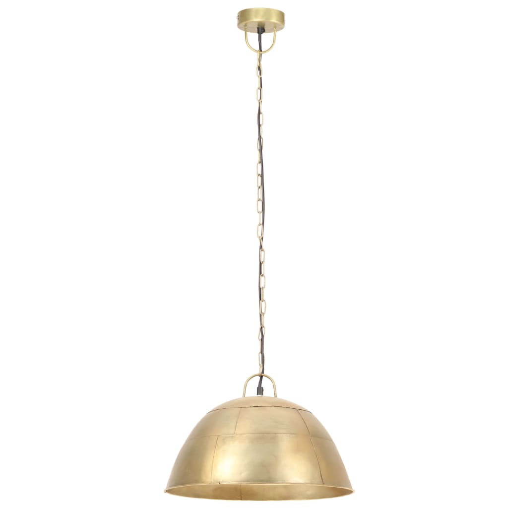 Hanglamp industrieel vintage rond 25 W E27 41 cm wit