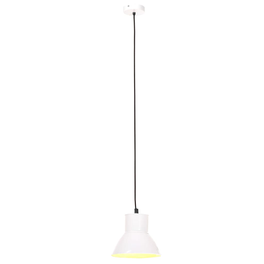 Hanglamp rond 25 W E27 28,5 cm wit