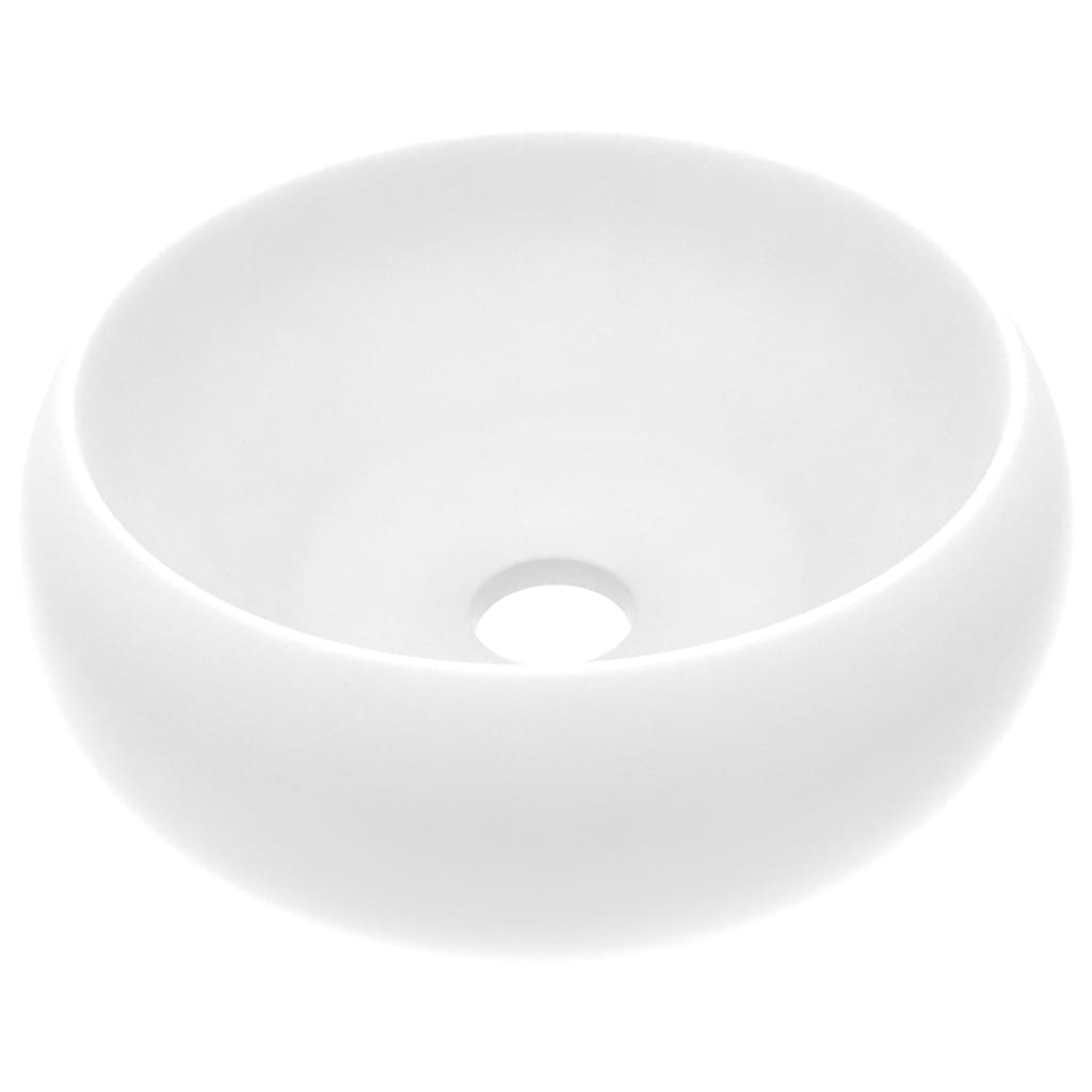 Wastafel rond 40x15 cm keramiek lichtgroen