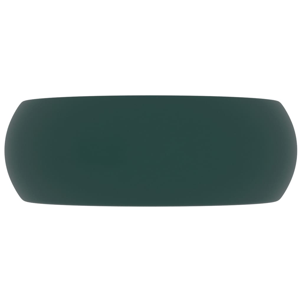 Wastafel rond 40x15 cm keramiek lichtgroen