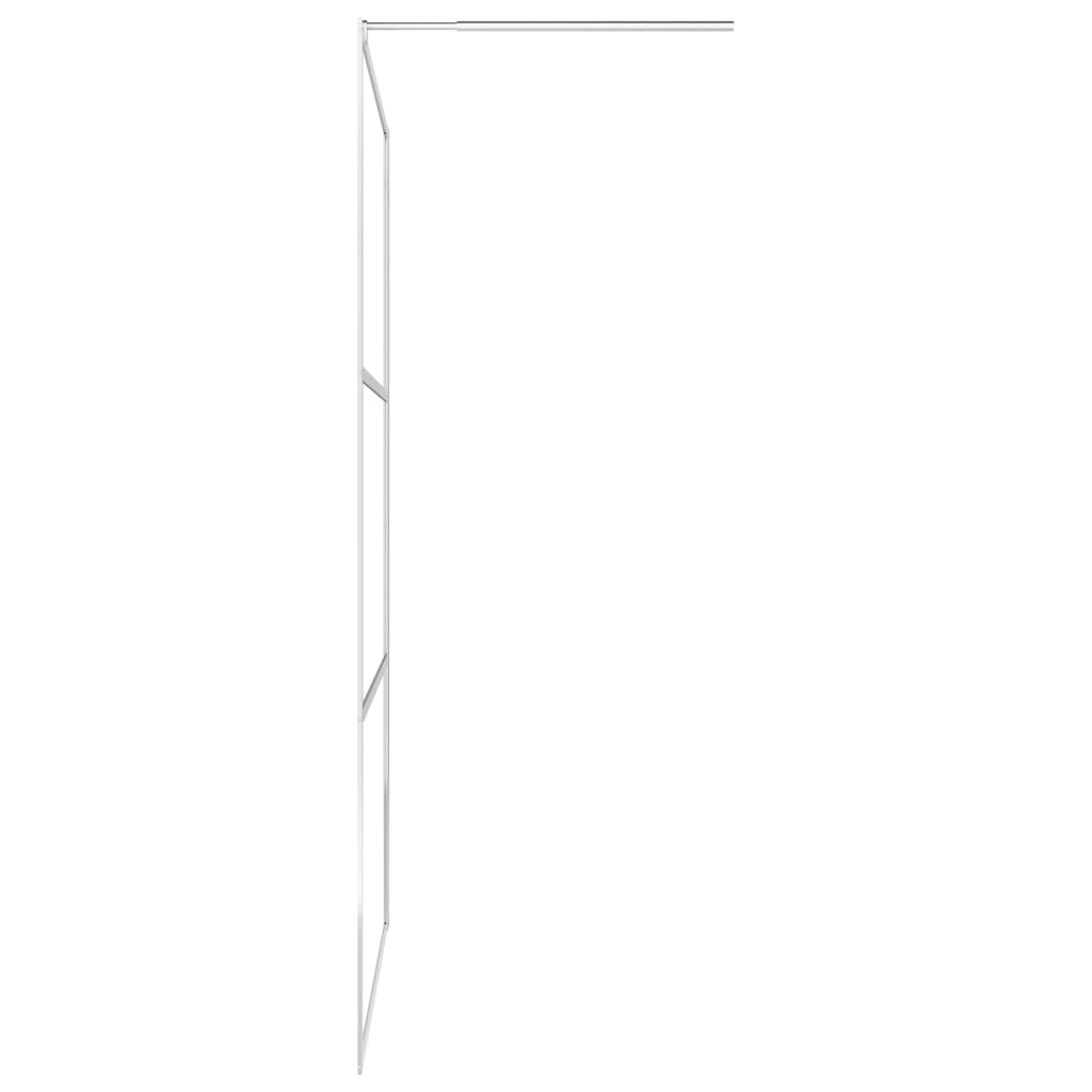 Inloopdouchewand transparant 115x195 cm ESG-glas