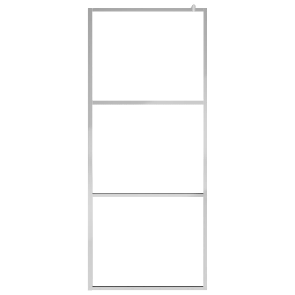 Inloopdouchewand transparant 115x195 cm ESG-glas