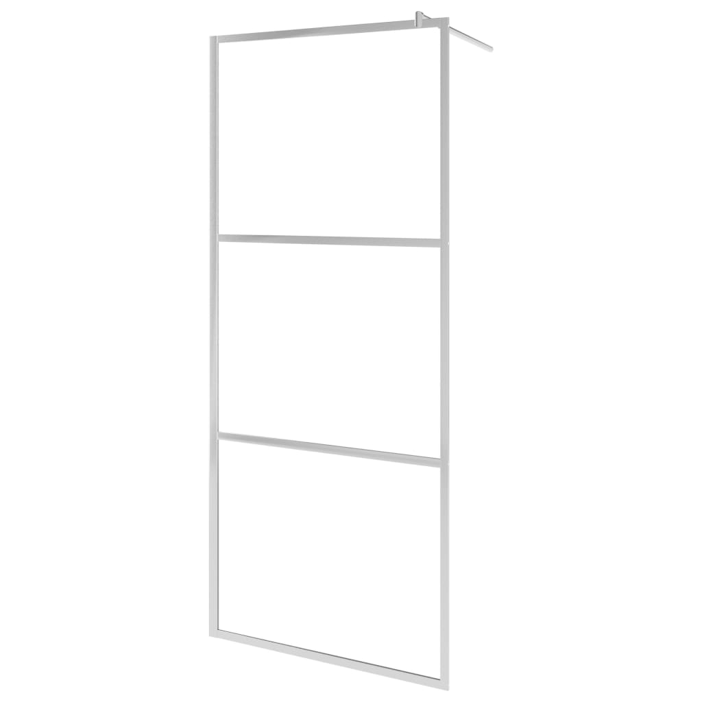 Inloopdouchewand transparant 115x195 cm ESG-glas