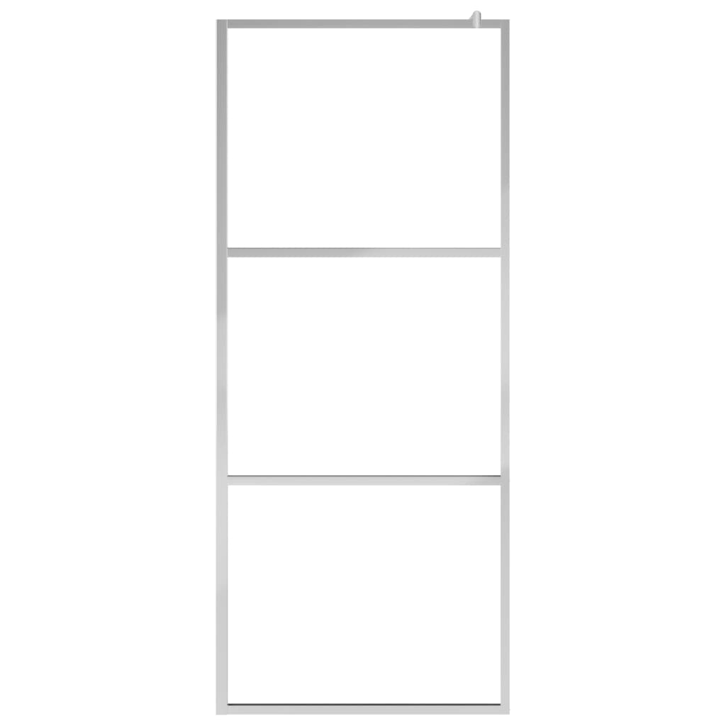 Inloopdouchewand transparant 115x195 cm ESG-glas