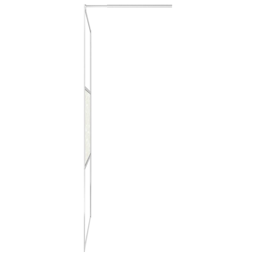 Inloopdouchewand transparant 115x195 cm ESG-glas