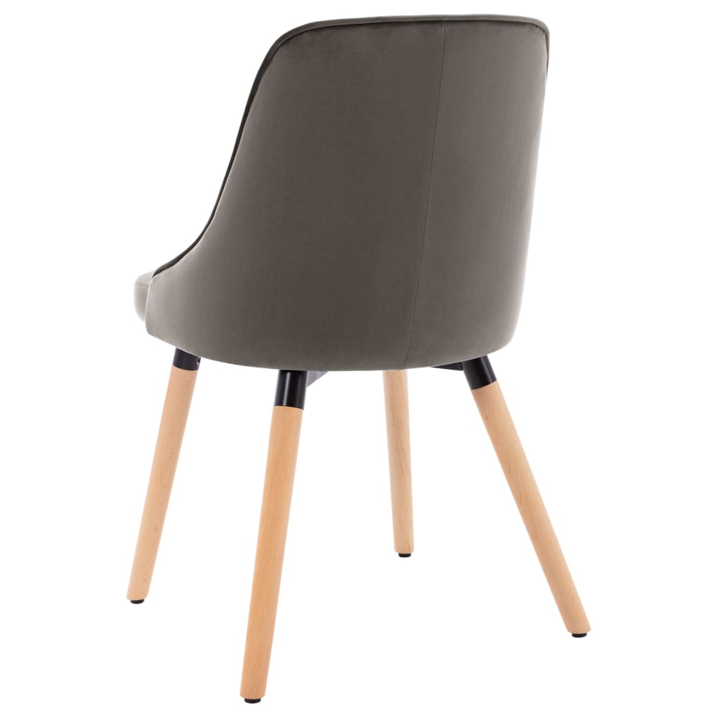 Eetkamerstoelen 2 st fluweel