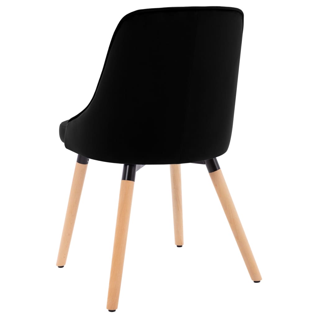 Eetkamerstoelen 2 st fluweel