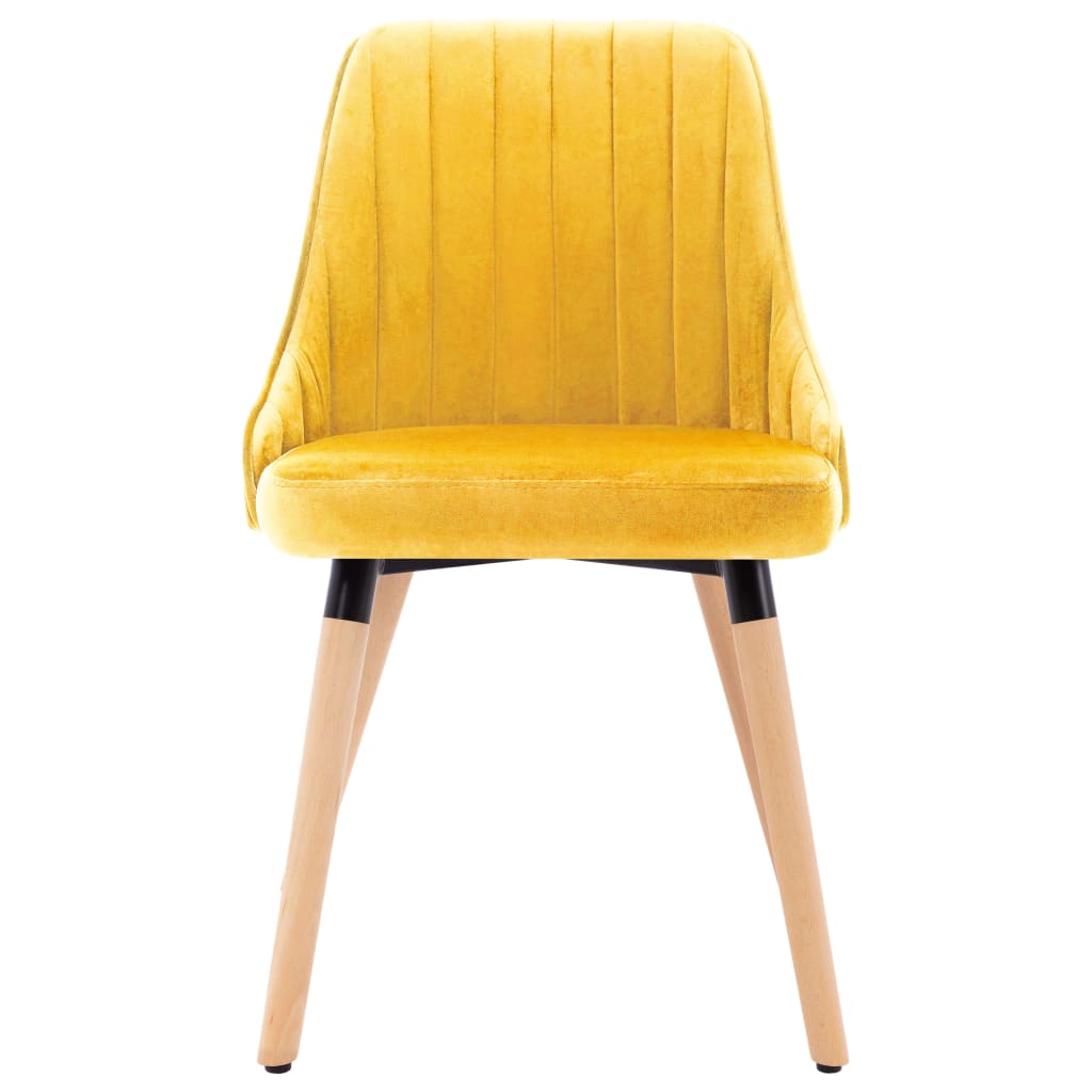 Eetkamerstoelen 2 st fluweel