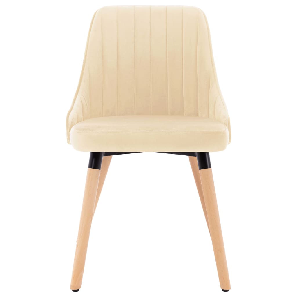 Eetkamerstoelen 2 st fluweel