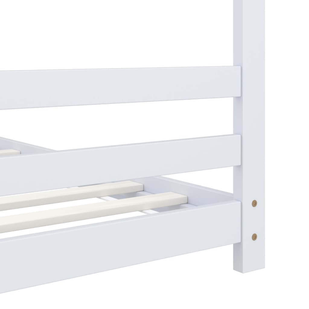 Kinderbedframe massief grenenhout 70x140 cm