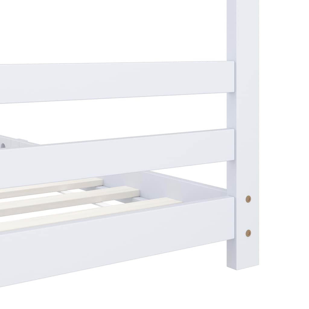 Kinderbedframe massief grenenhout 70x140 cm