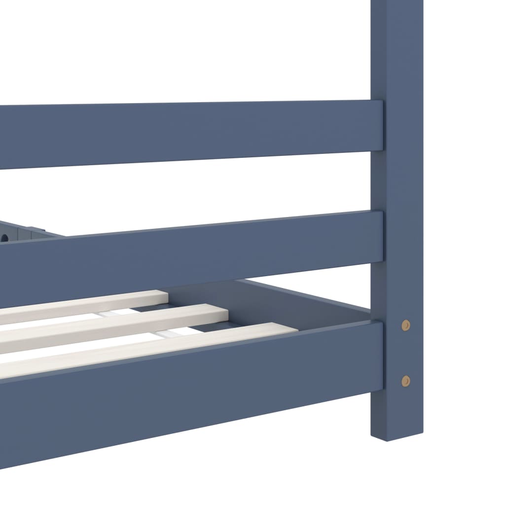 Kinderbedframe massief grenenhout 70x140 cm