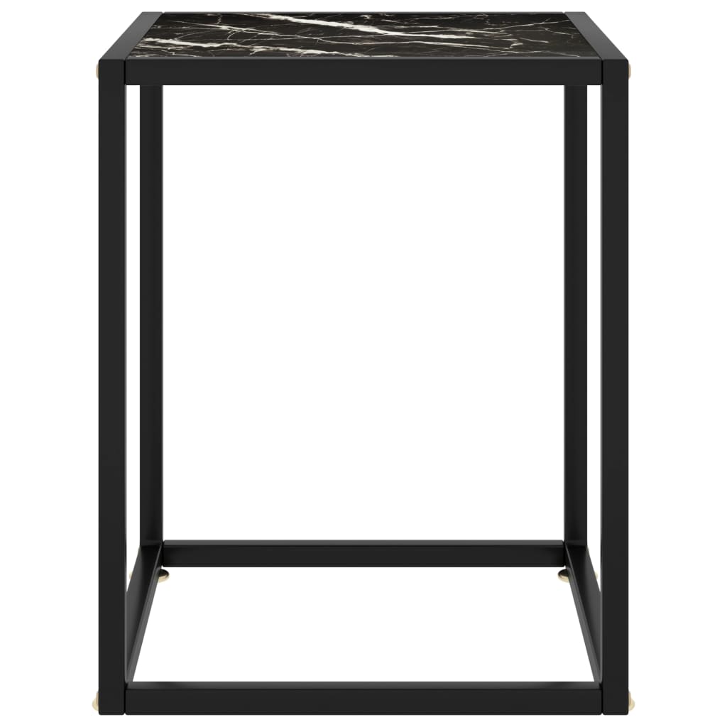 Salontafel met gehard glas 100x50x35 cm