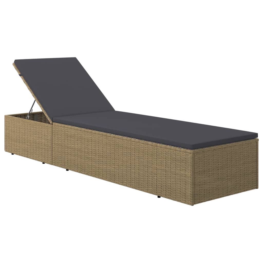 Ligbed poly rattan