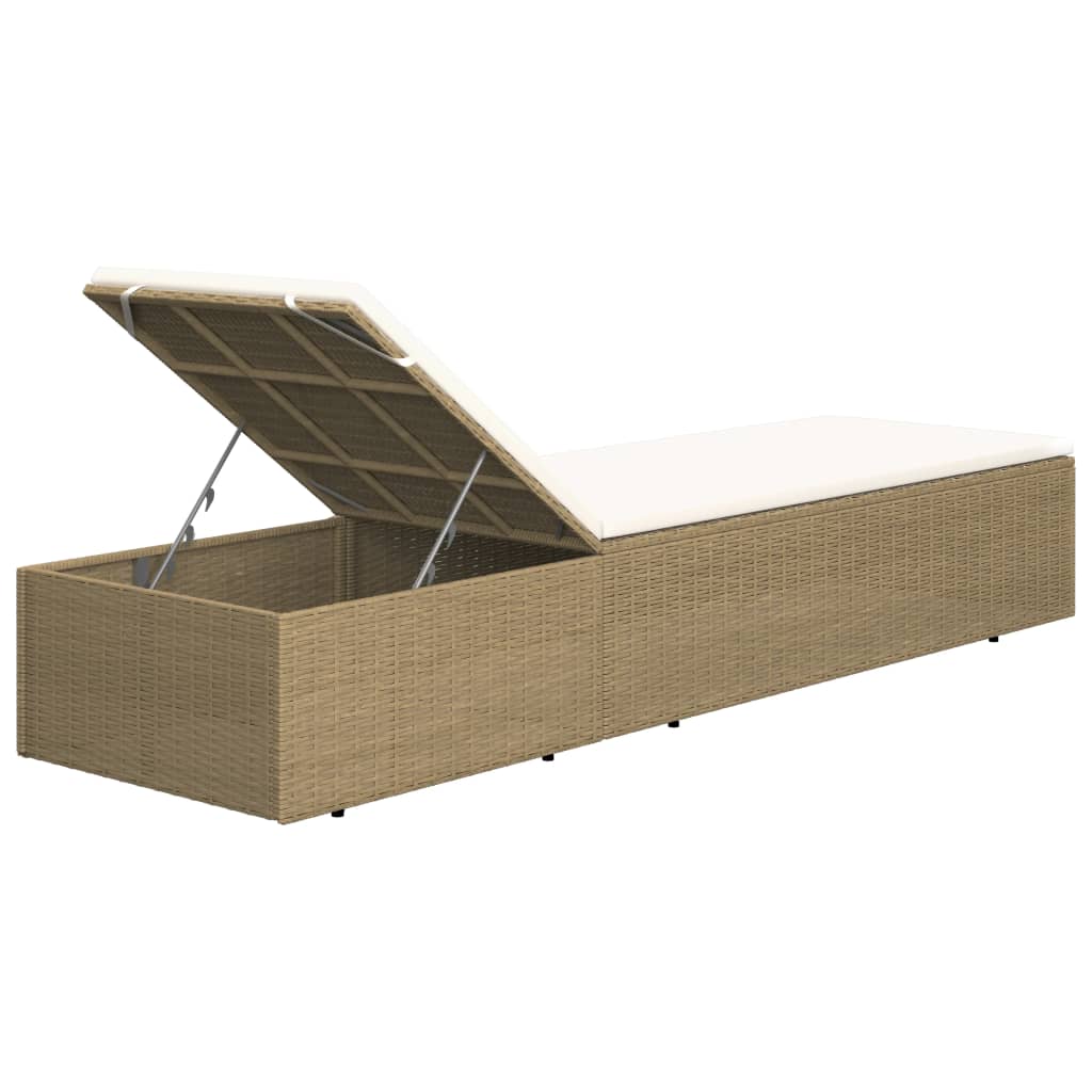 Ligbed poly rattan