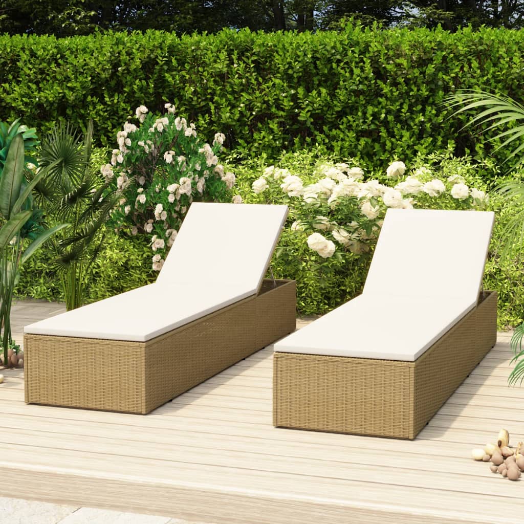 Ligbed poly rattan