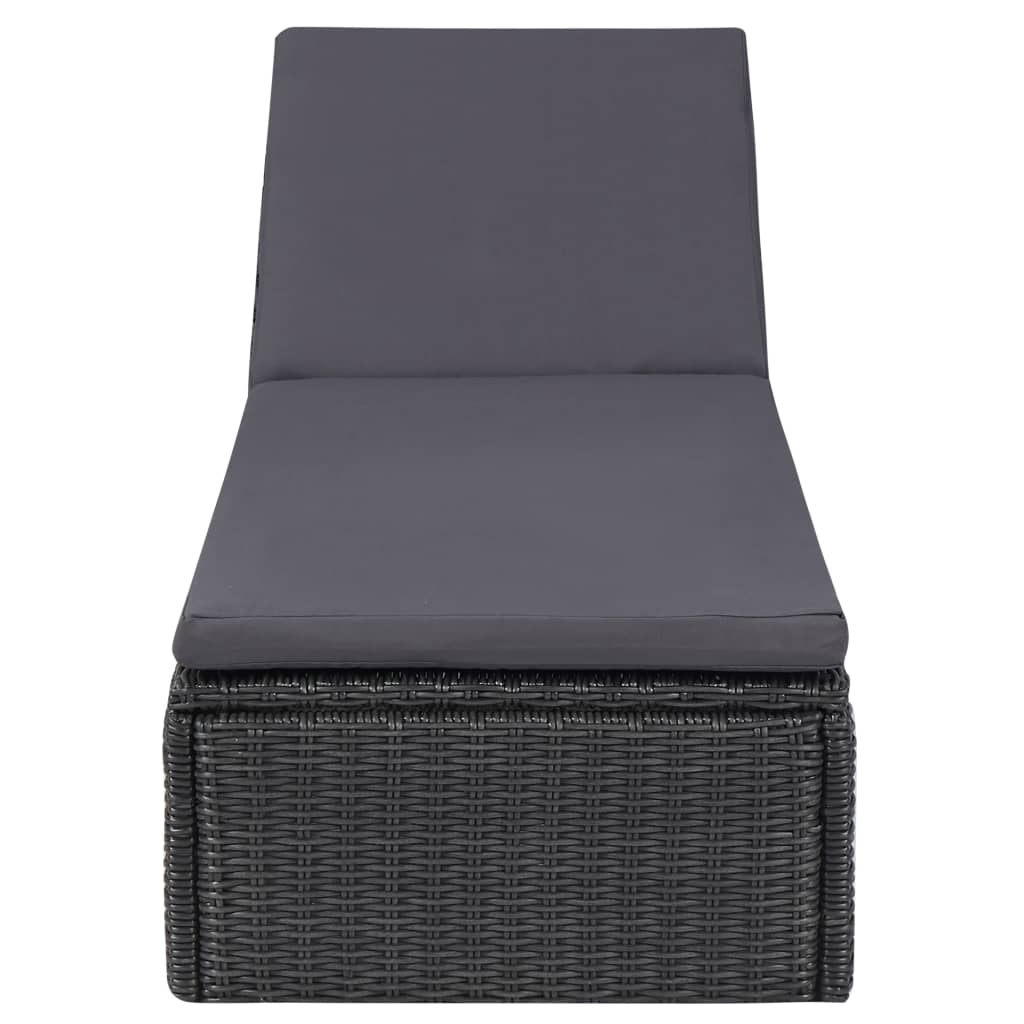 Ligbed poly rattan