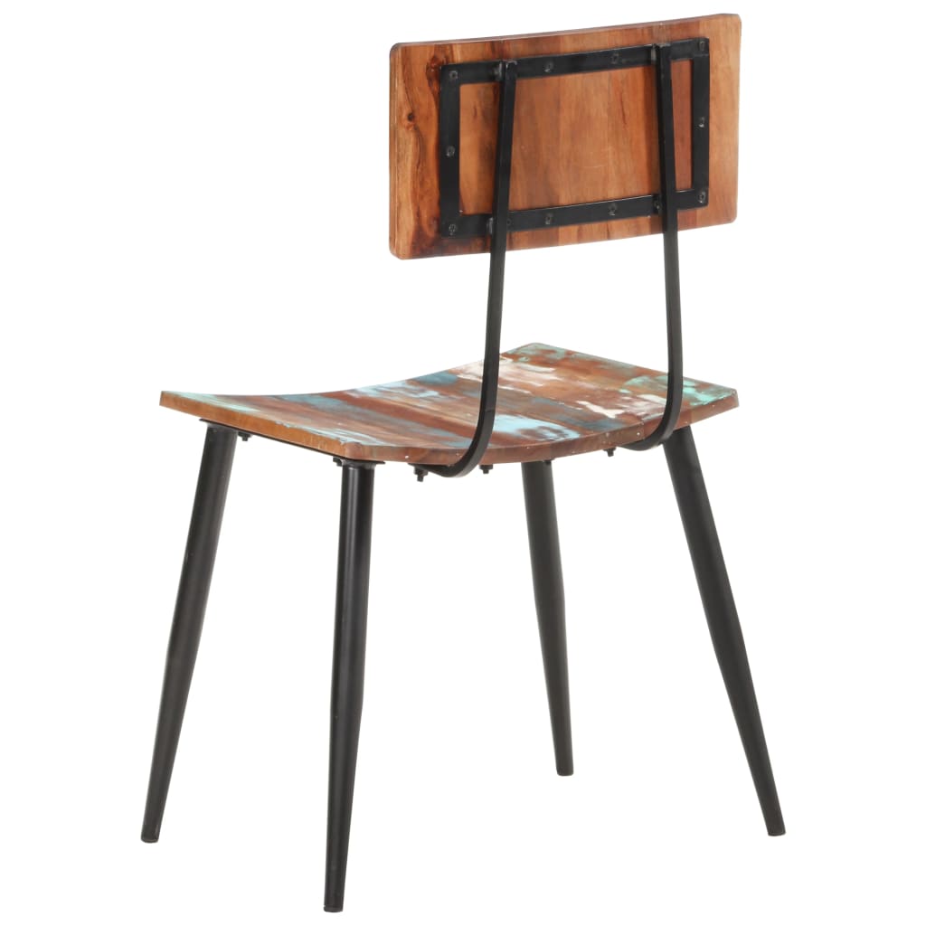 Eetkamerstoelen 6 st massief gerecycled hout