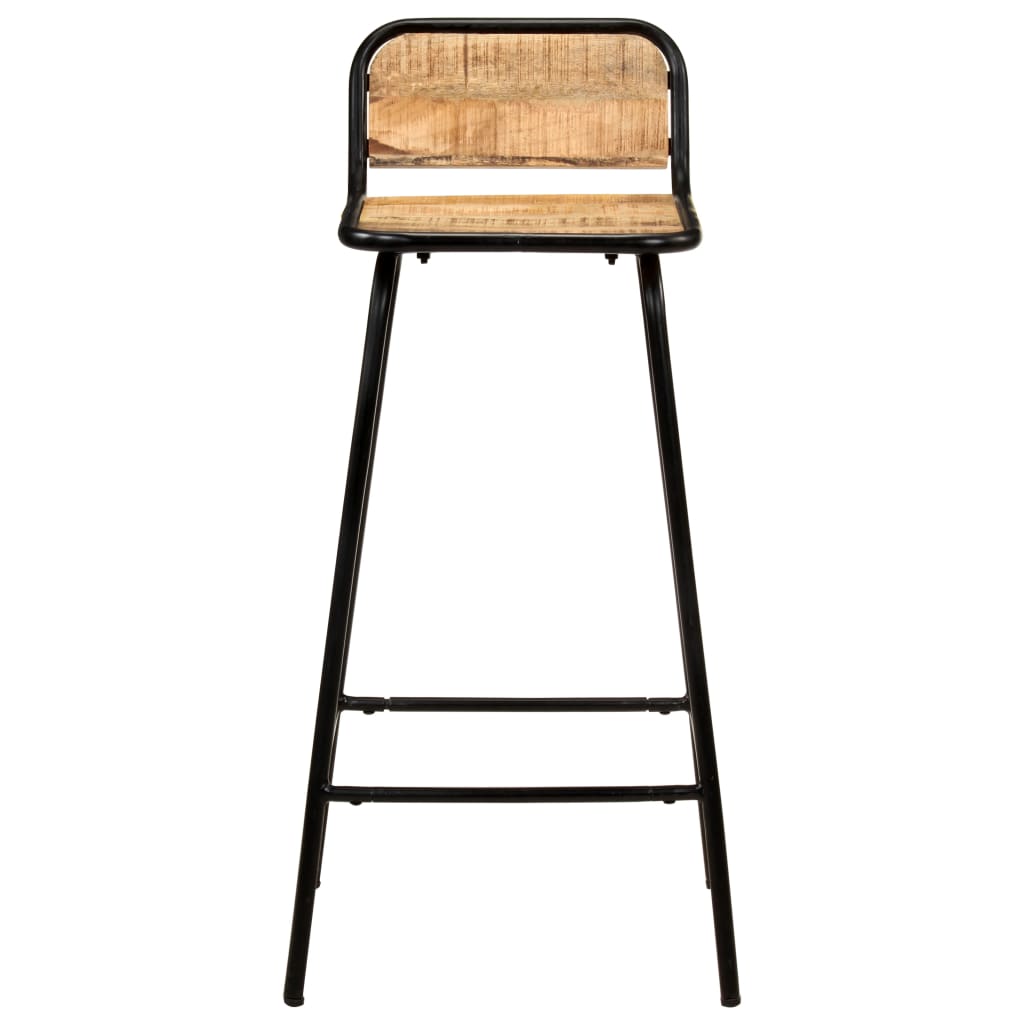 Barstoelen 4 st massief gerecycled hout