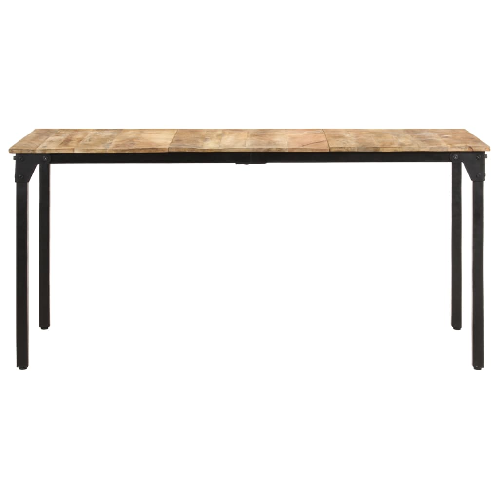 Eettafel 220x100x76 cm ruw mangohout