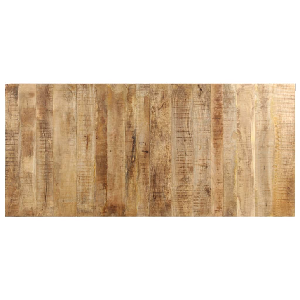 Eettafel 220x100x76 cm ruw mangohout