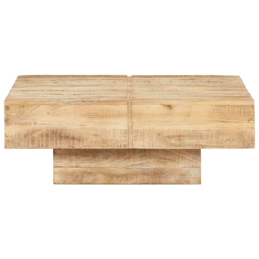 Salontafel 80x80x28 cm massief gerecycled hout