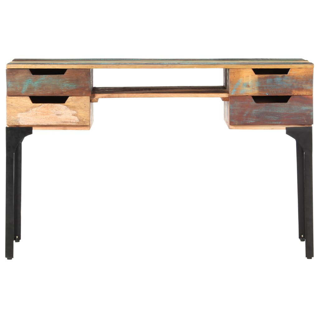 Bureau 118x48x75 cm massief gerecycled hout