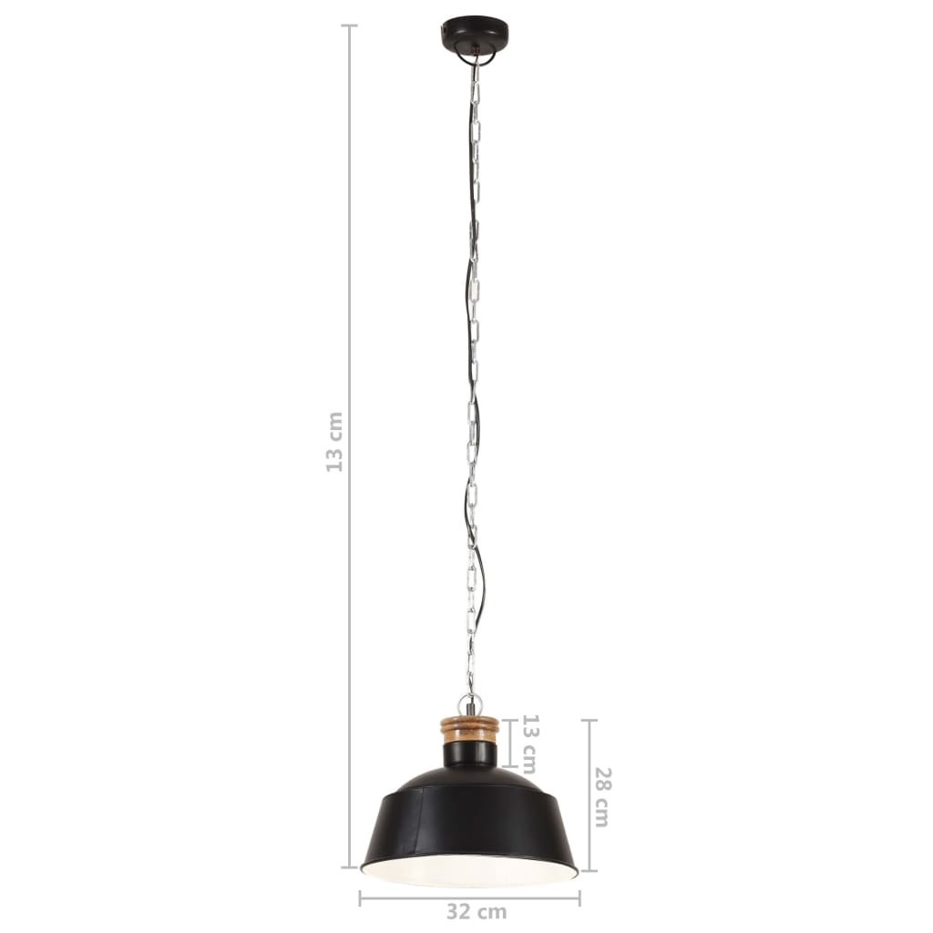 Hanglamp industrieel E27 32 cm