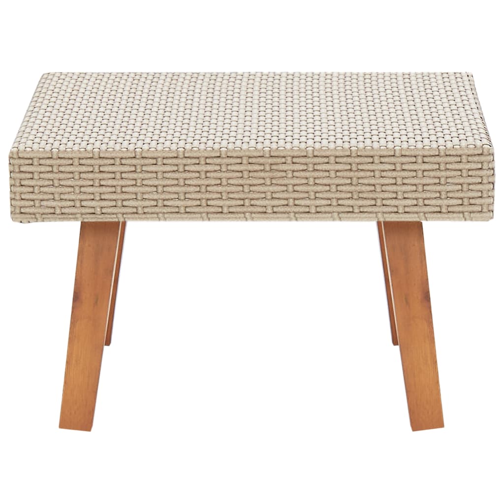 Tuintafel poly rattan