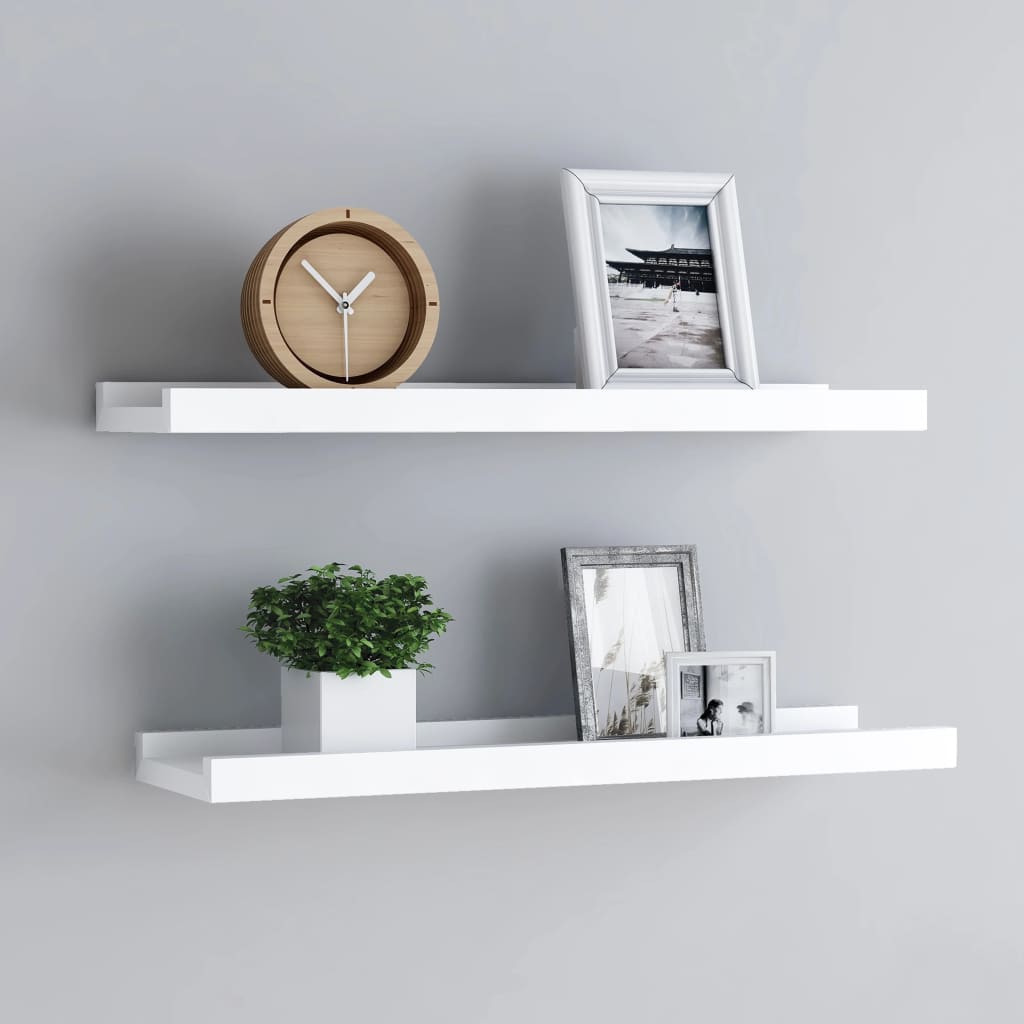 Fotoplanken 2 st 60x9x3 cm MDF