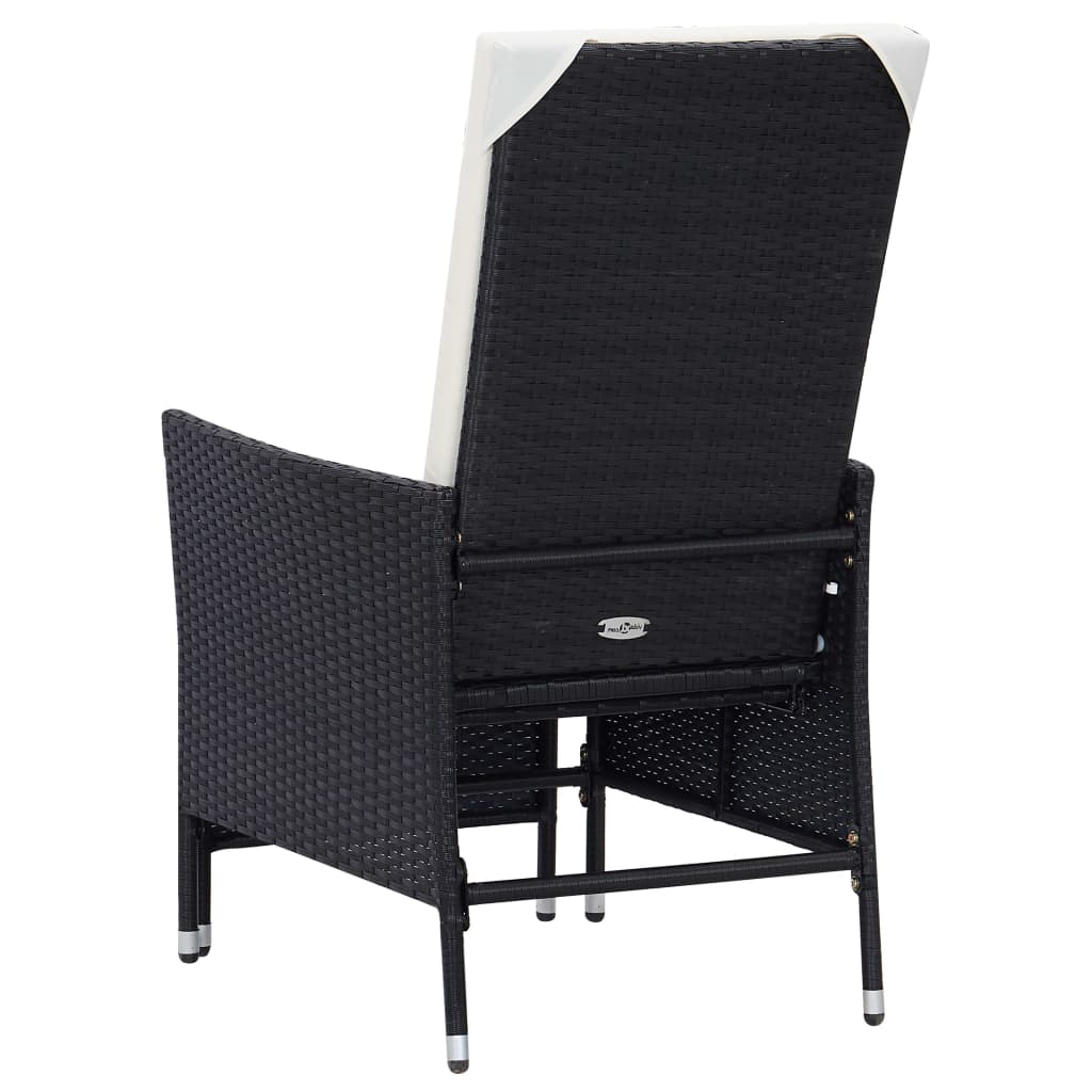 2-delige Loungeset met kussens poly rattan