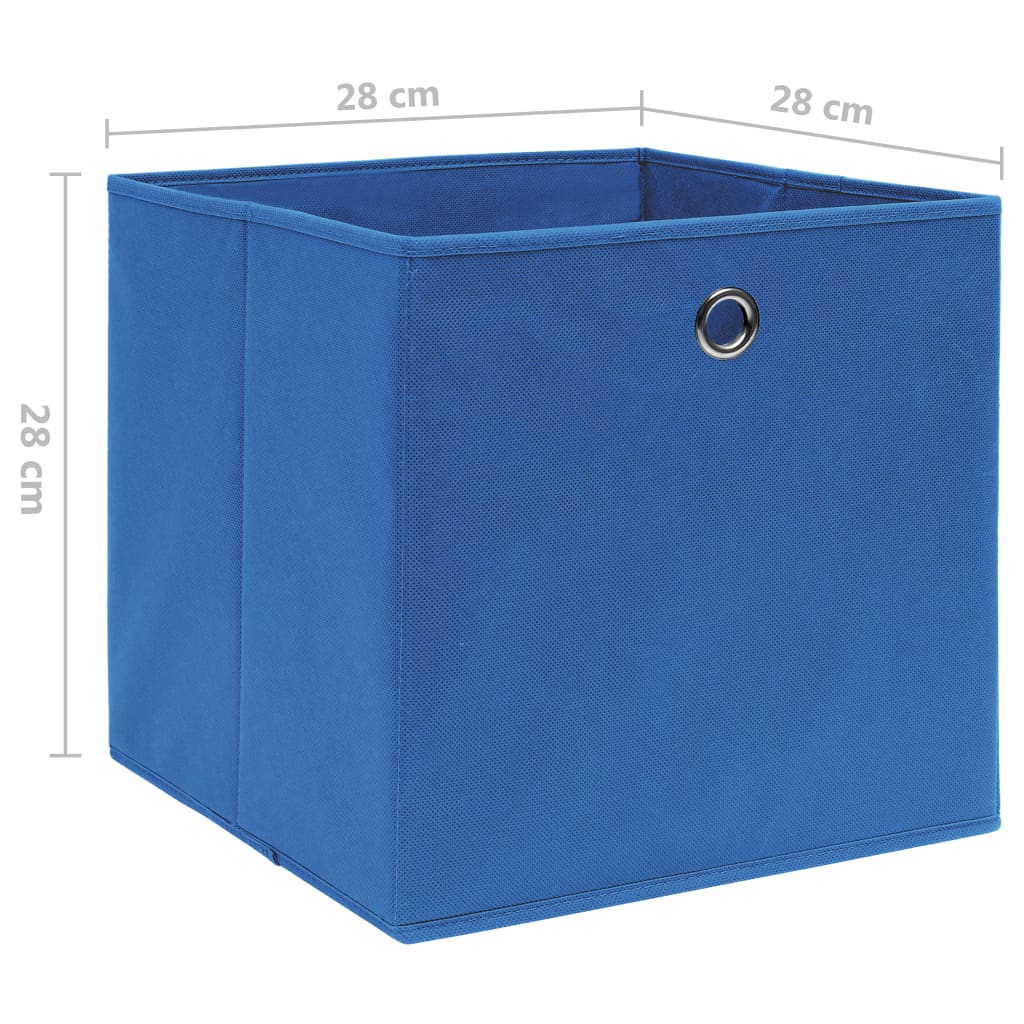 Opbergboxen 4 st 28x28x28 cm nonwoven stof