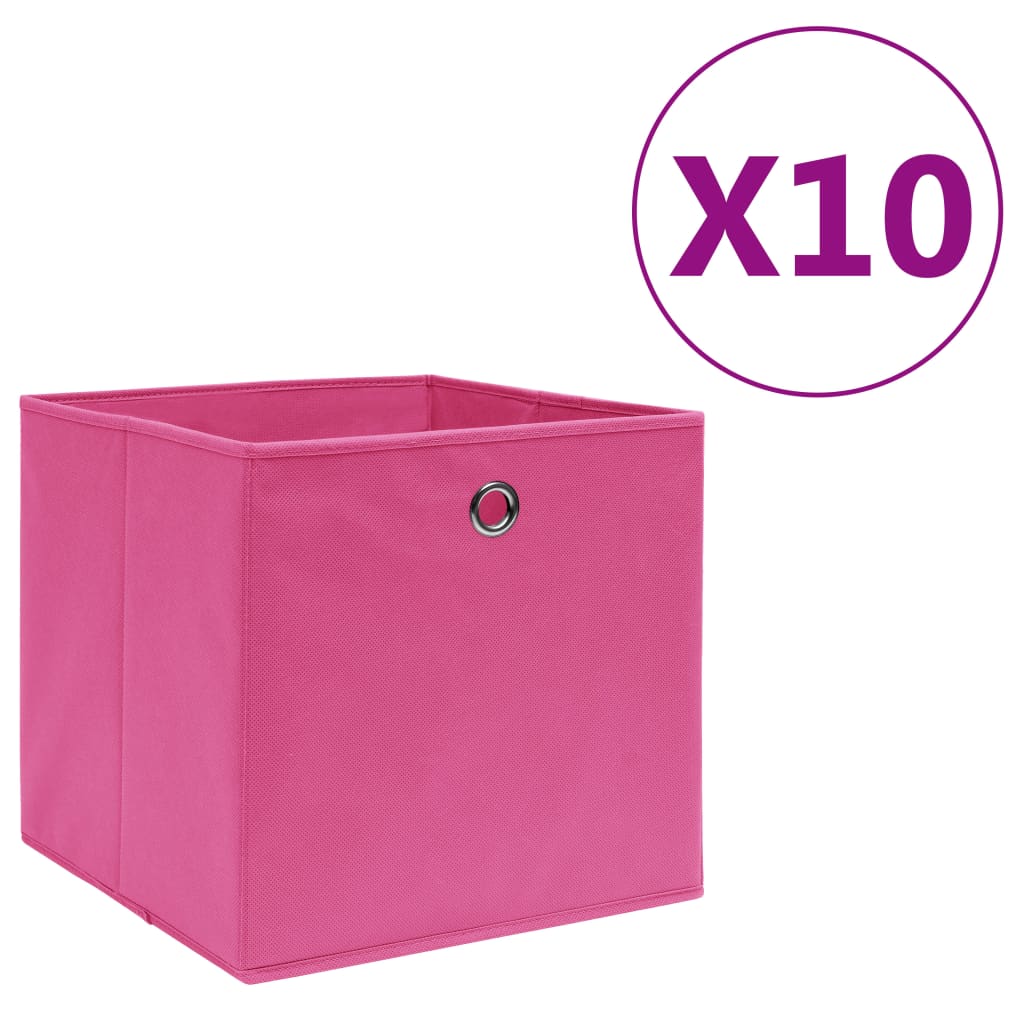 Opbergboxen 4 st 28x28x28 cm nonwoven stof