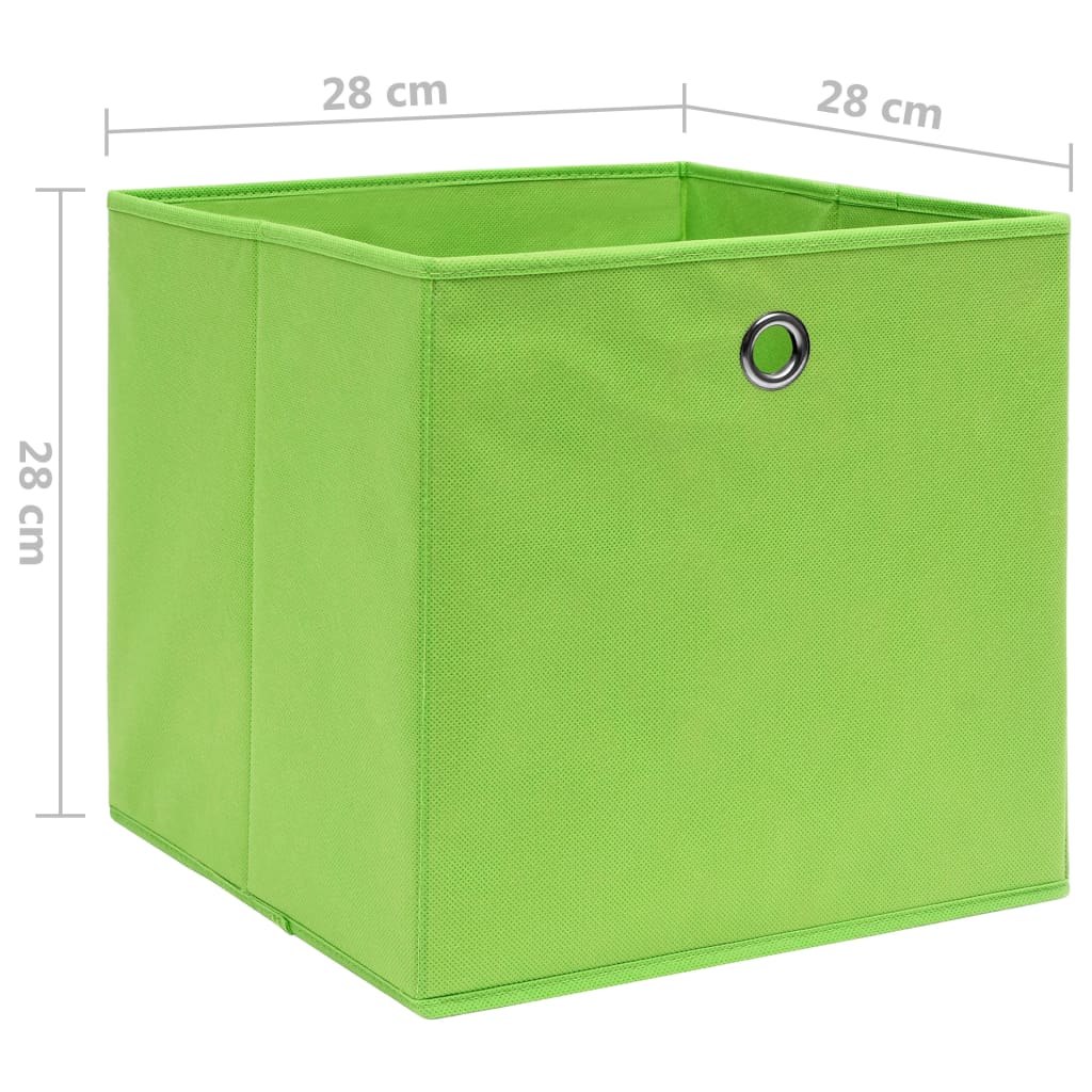 Opbergboxen 4 st 28x28x28 cm nonwoven stof