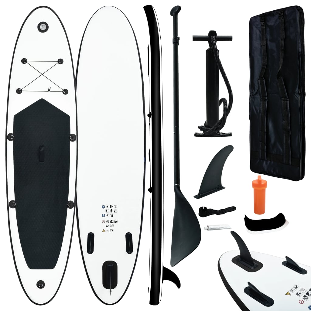 Stand Up Paddleboardset opblaasbaar en wit