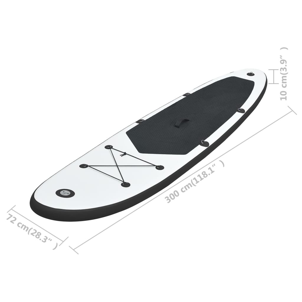 Stand Up Paddleboardset opblaasbaar en wit