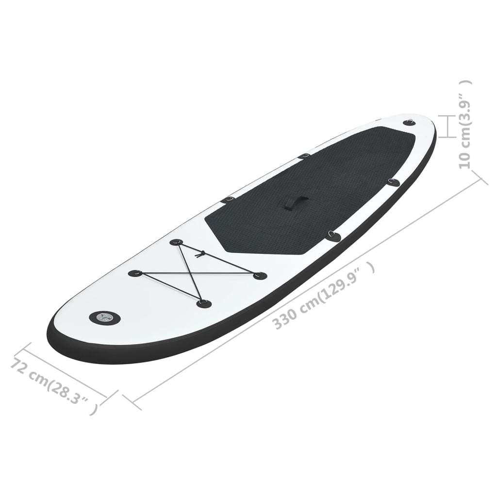 Stand Up Paddleboardset opblaasbaar en wit