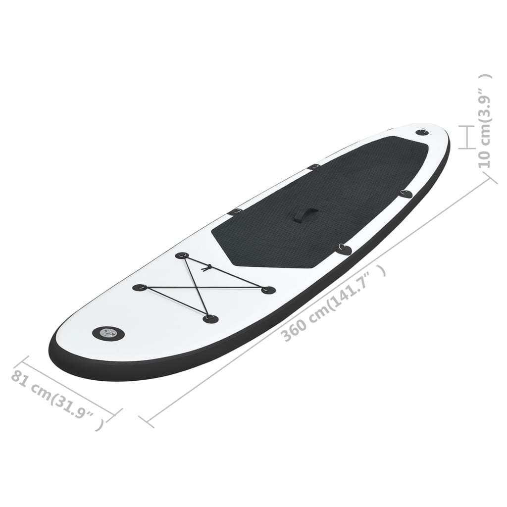 Stand Up Paddleboardset opblaasbaar en wit