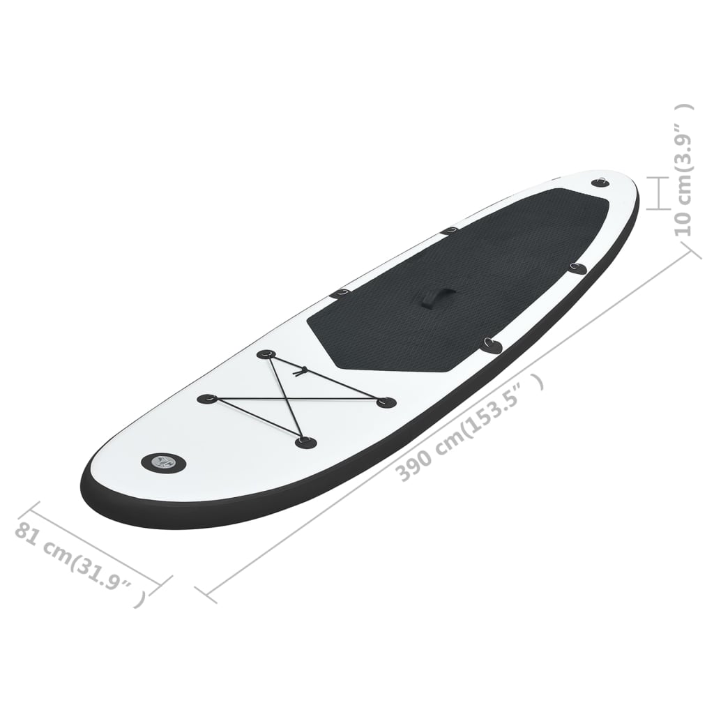 Stand Up Paddleboardset opblaasbaar en wit