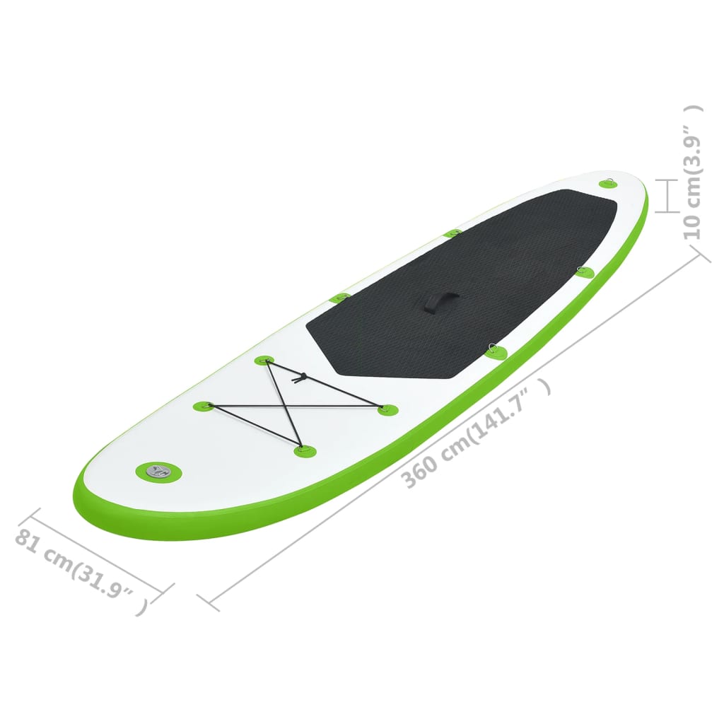 Stand Up Paddleboardset opblaasbaar en wit