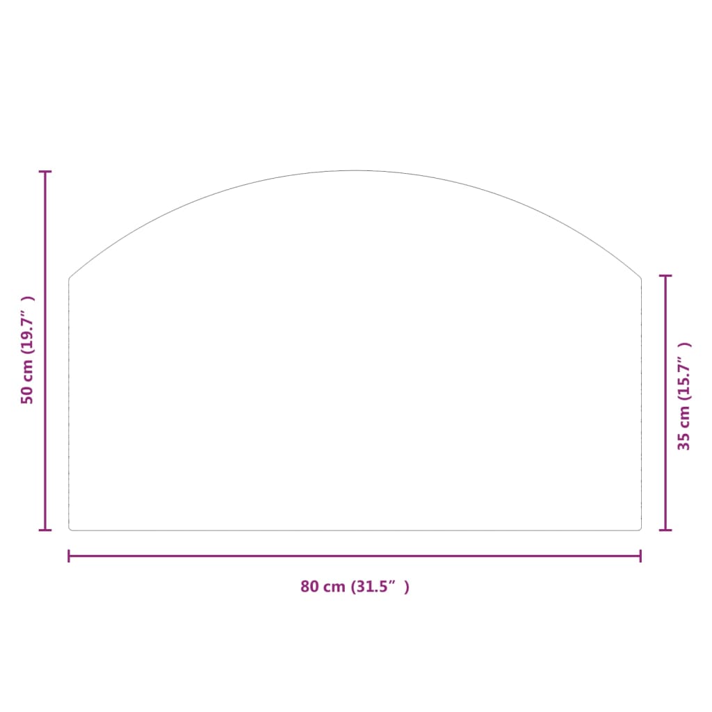 Glasplaat openhaard 120x50 cm