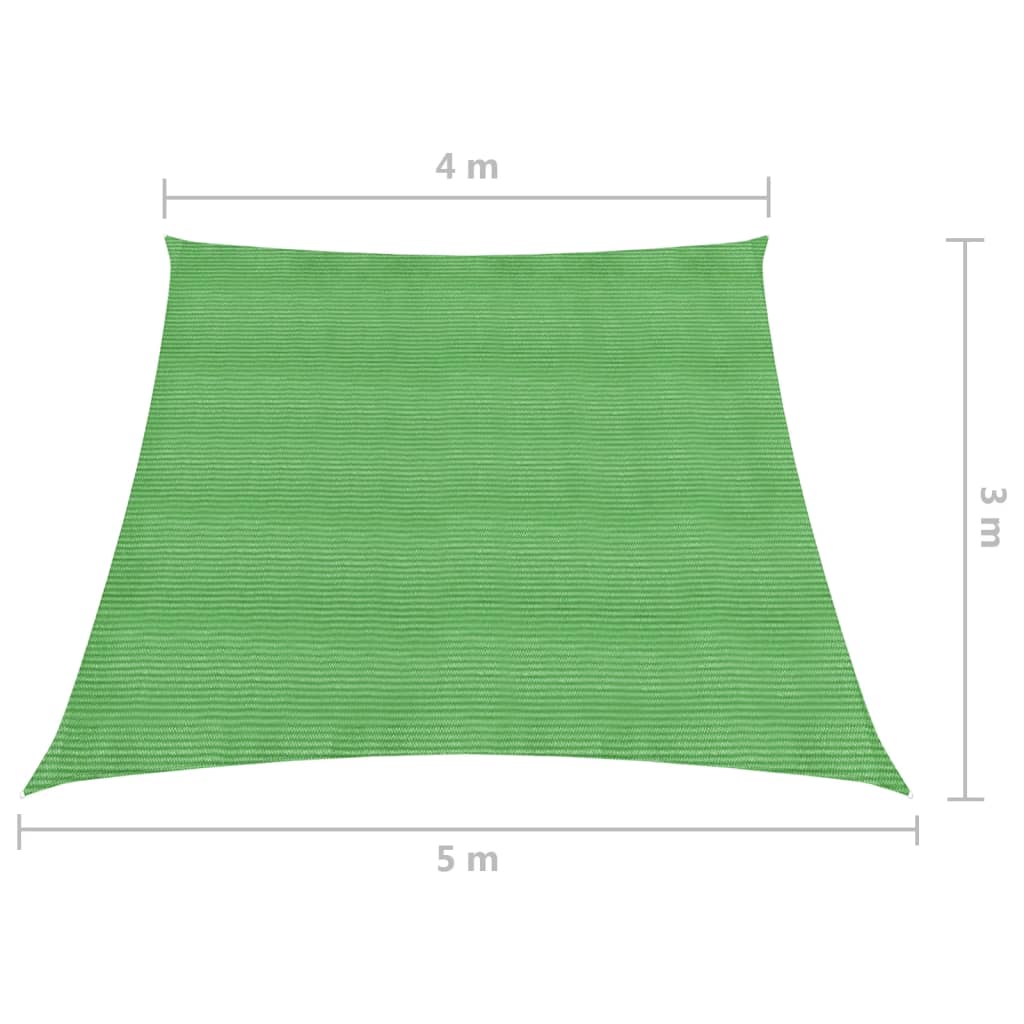 Zonnezeil 160 g/m² 3/4x2 m HDPE