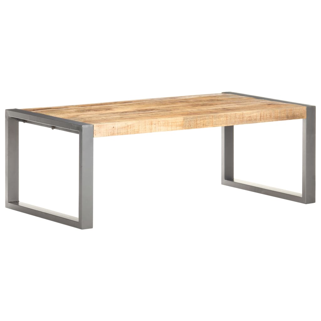 Salontafel 110x60x40 cm ruw mangohout