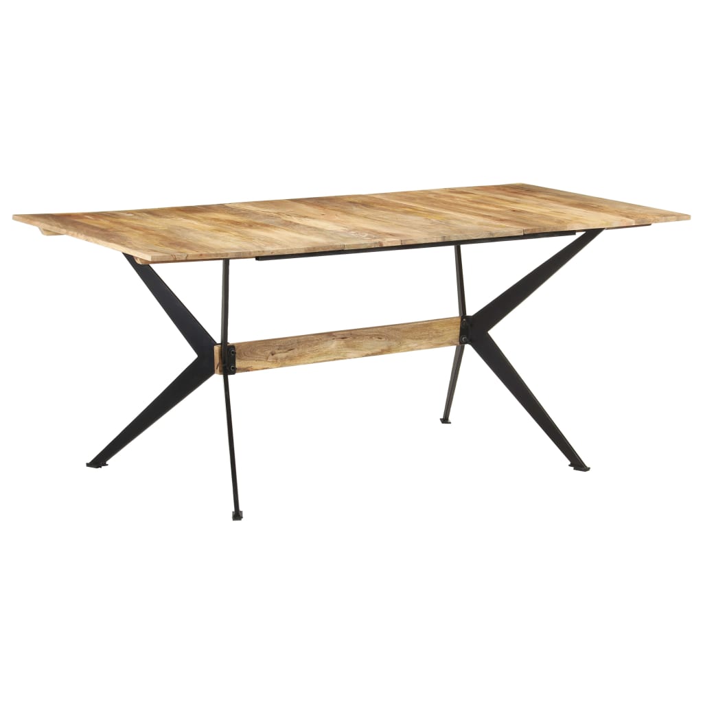 Eettafel 180x90x76 cm massief mangohout