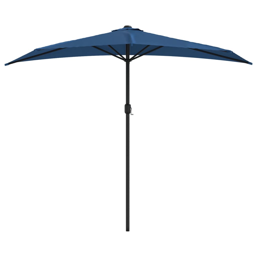 Balkonparasol half met aluminium paal 270x144 cm